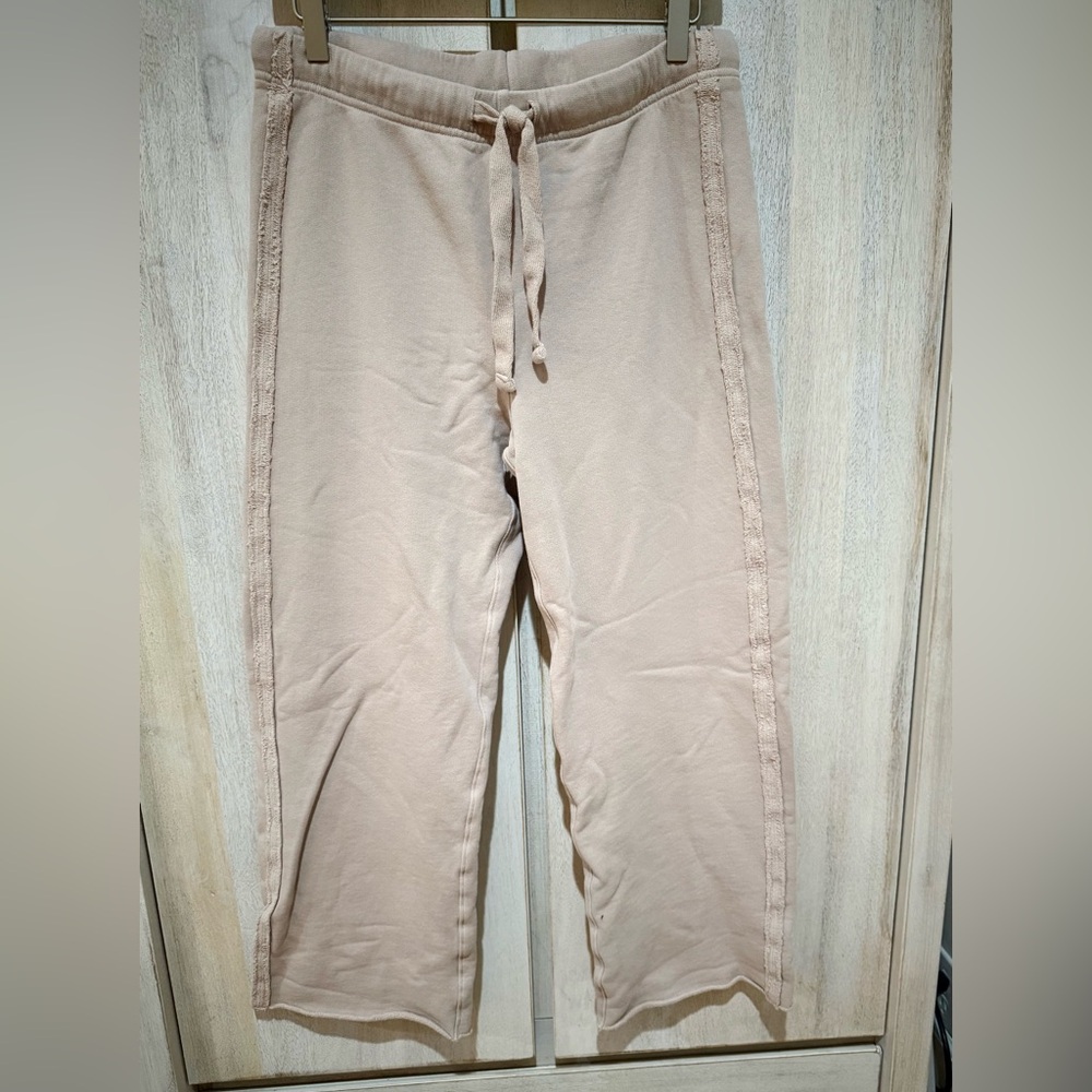 Frank & Eileen Taupe Cotton Full Length Sweatpants